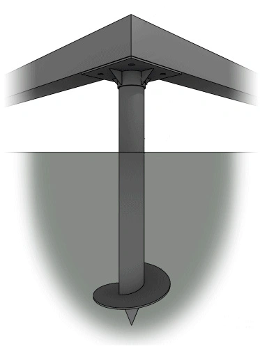 Сварка роботом оголовок свай (для ЖБИ)