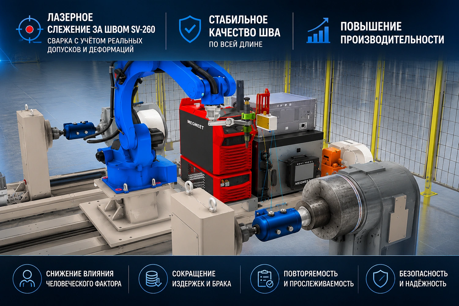 Роботизированная сварка резервуаров